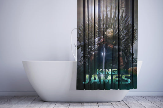 King Lebron James Game Of Thrones Nba Shower Curtain