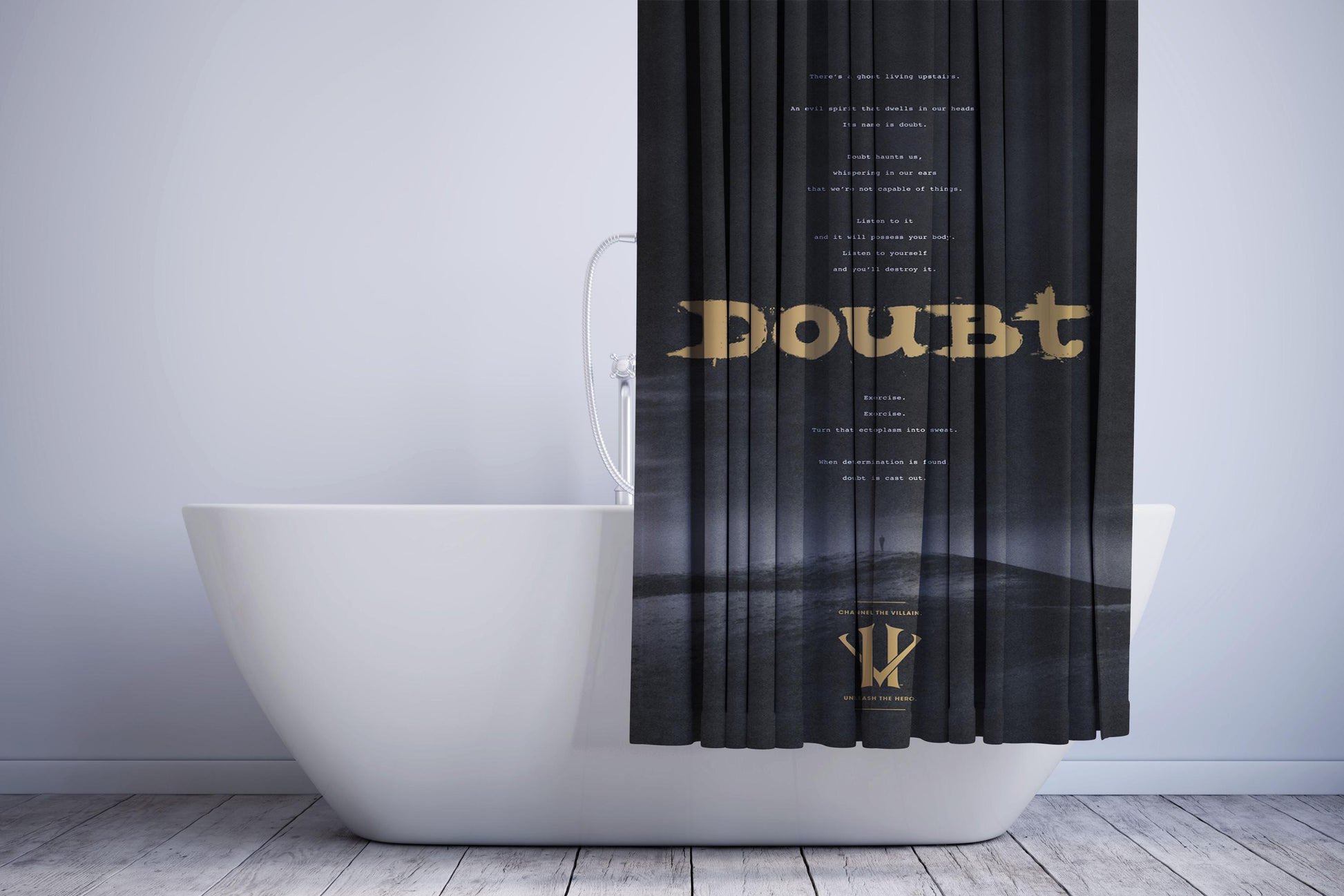 Kobe Bryant Doubt Herovillain Shower Curtain