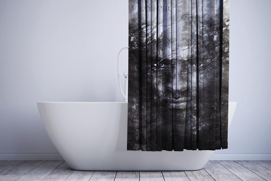 Kobe Bryant Face Shower Curtain