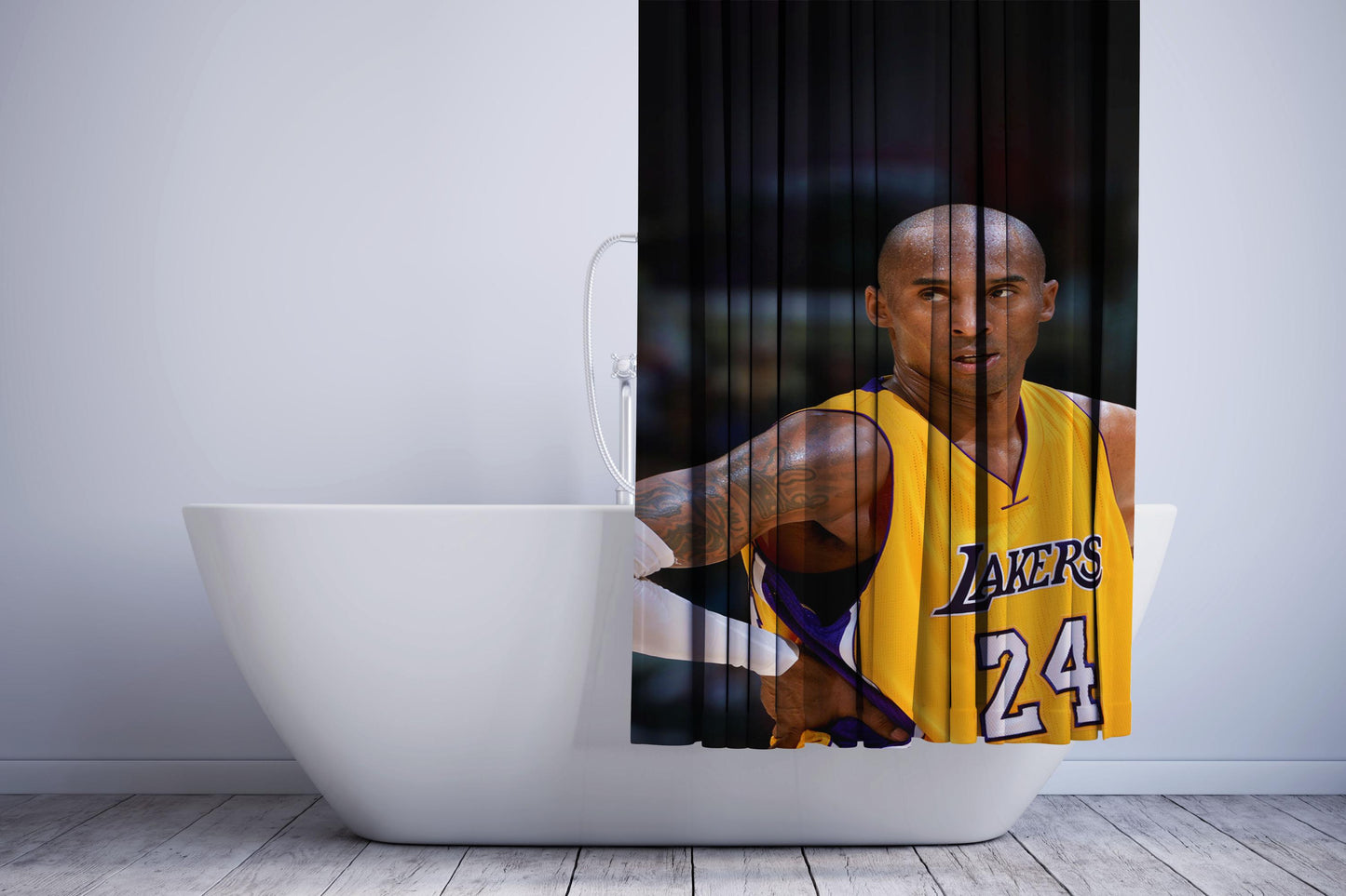 Kobe Bryant Lakers Nba Basketball Shower Curtain