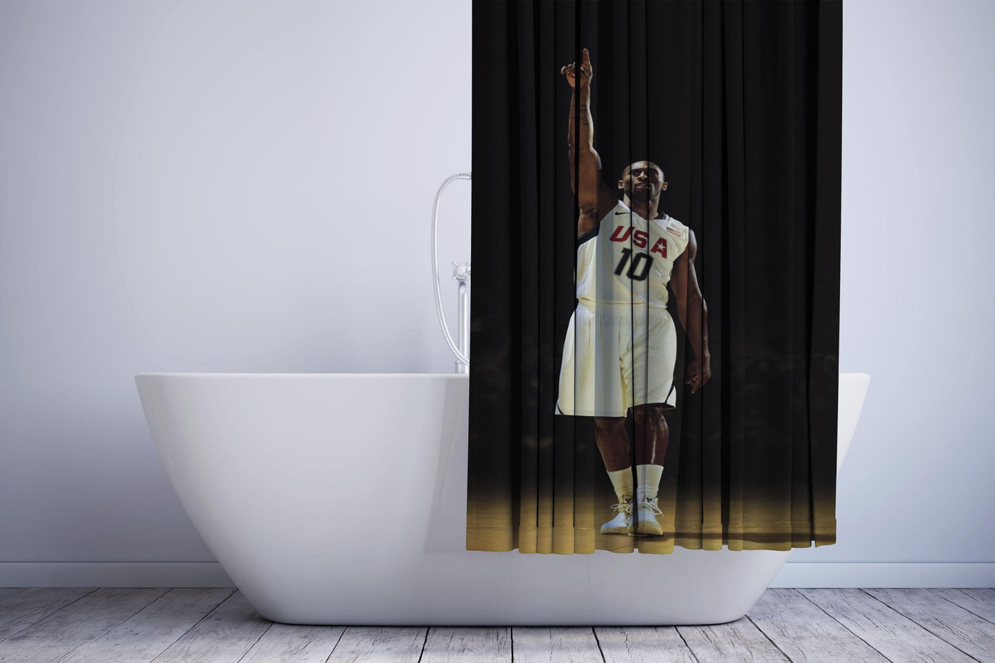 Kobe Bryant Usa Lakers Legend Shower Curtain