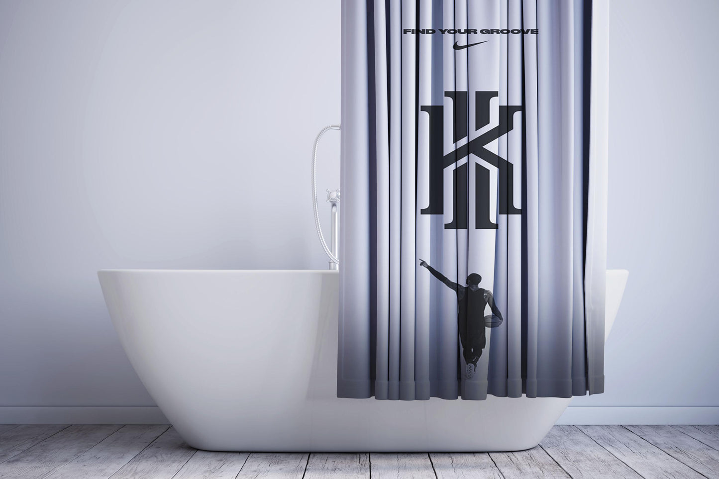 Kyrie Irving Find Your Groove Shower Curtain