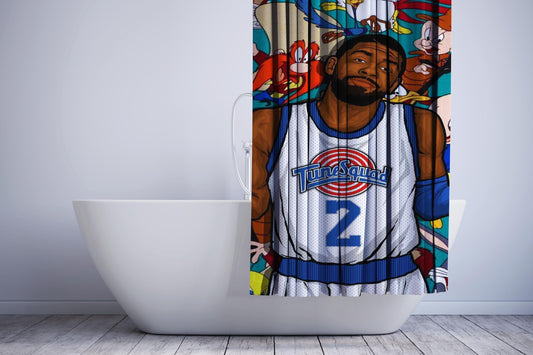 Kyrie Irving Space Jam Tunes Squad Shower Curtain