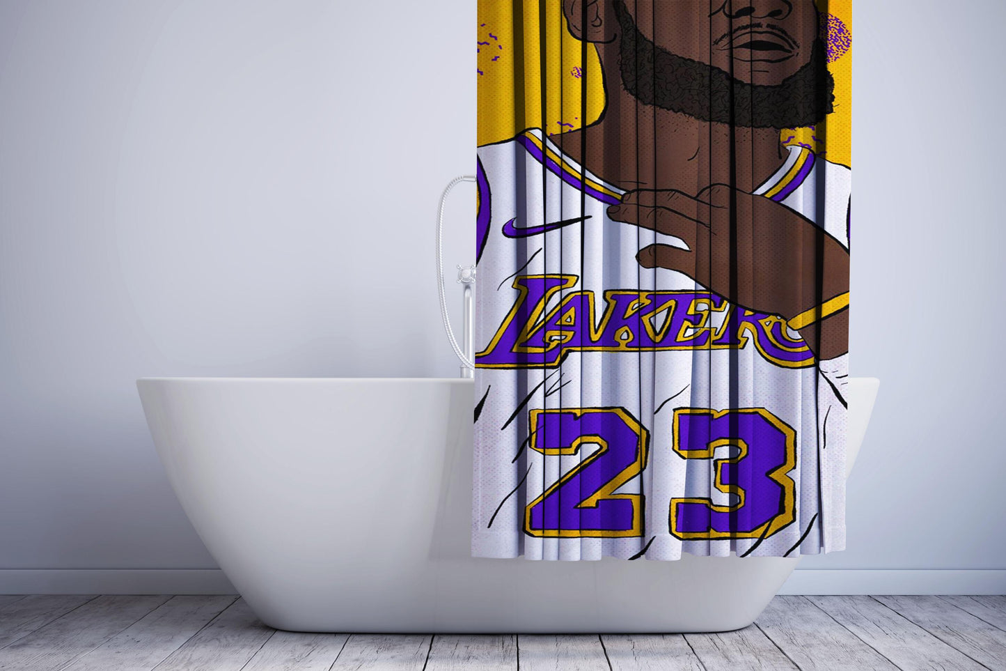 Lakers 23 Nba Legend Shower Curtain