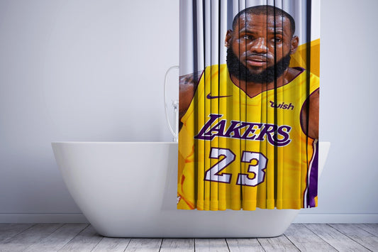 Lakers 23 Number La Shower Curtain