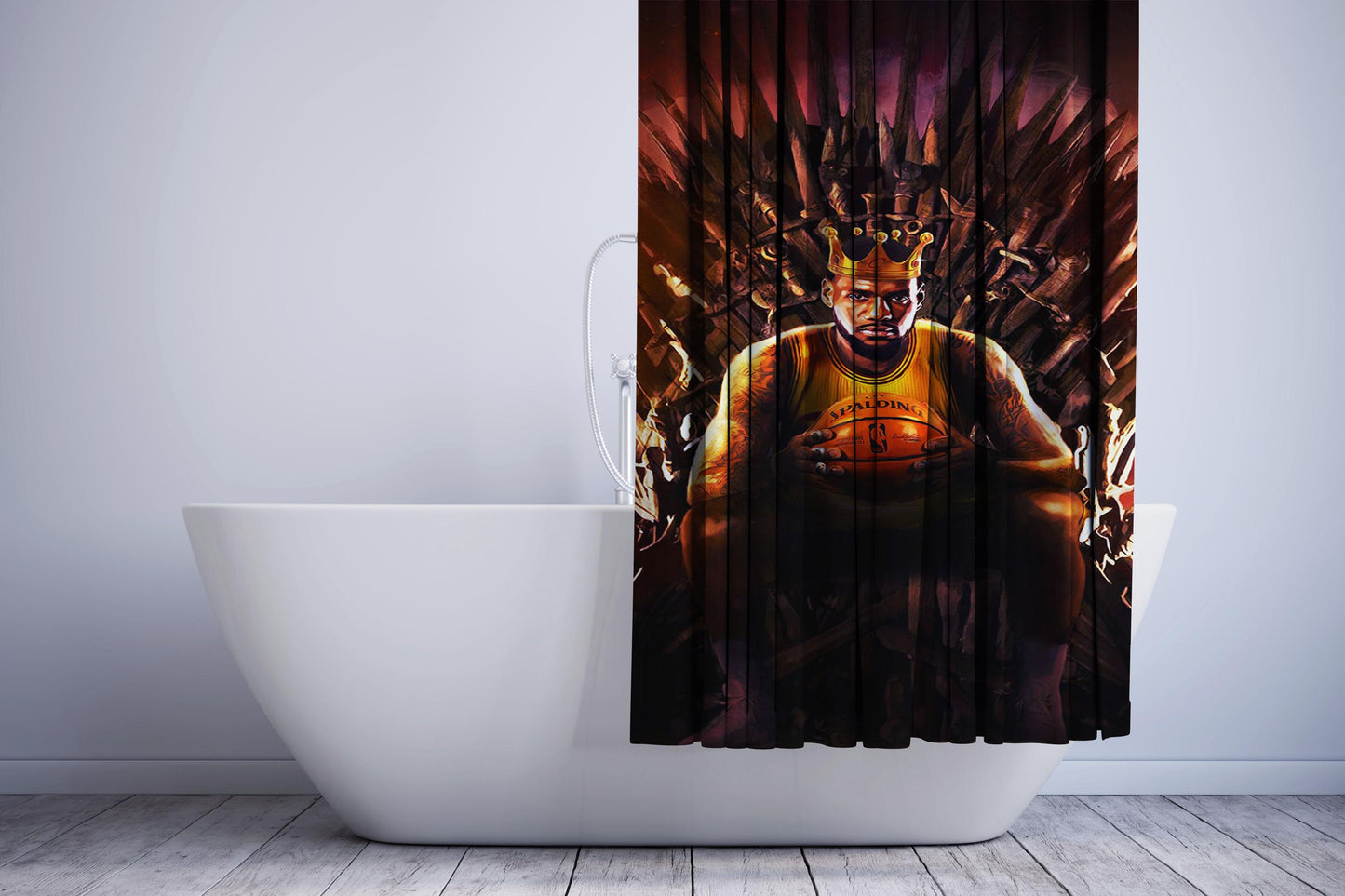 Lebron James Game Of Thrones Cavaliers Shower Curtain