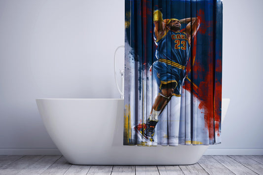 Lebron James Shower Curtain