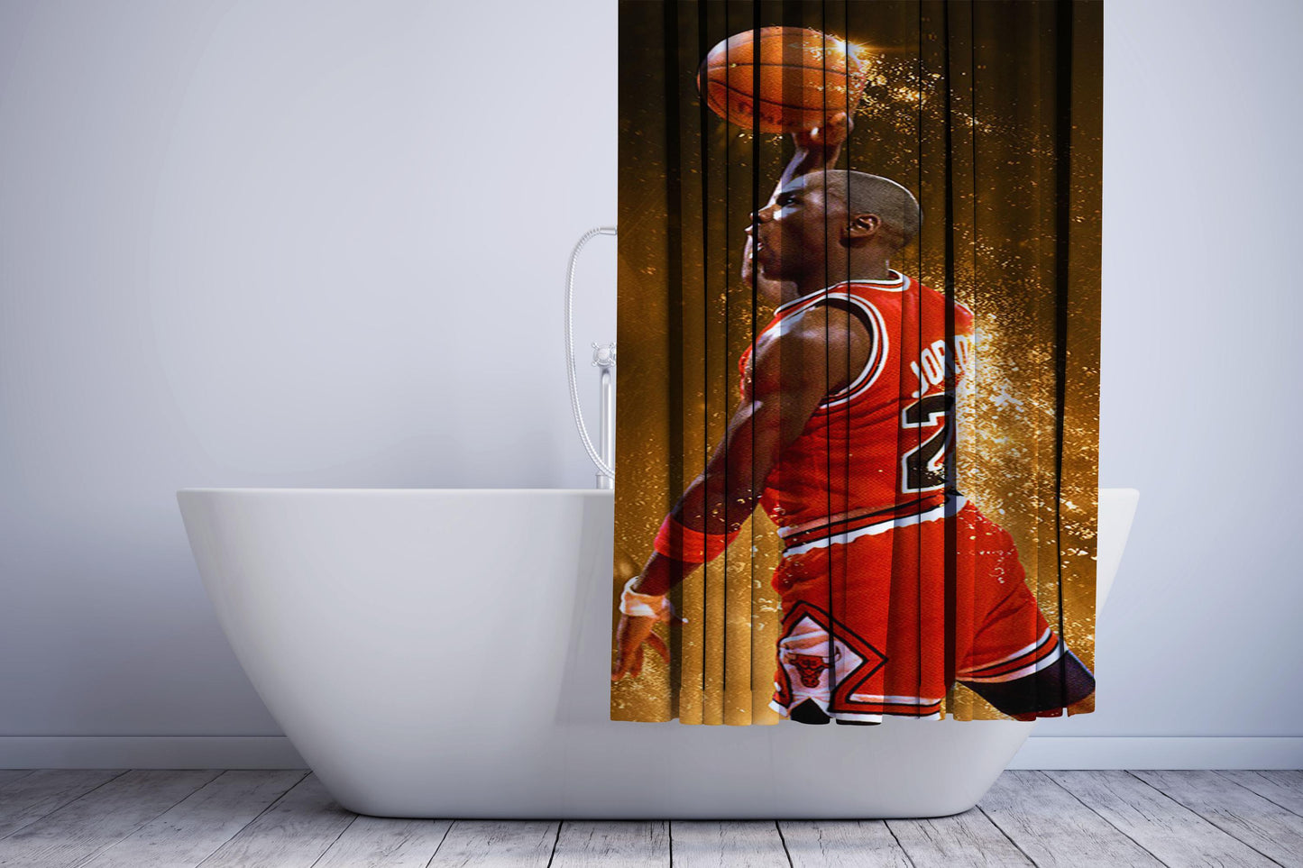 Michael Jordan Chicago Bulls Shower Curtain