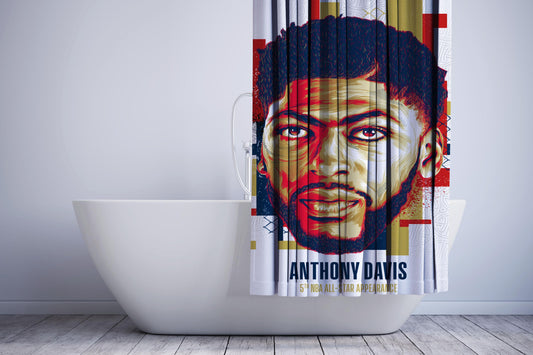 Nba All Star Anthony Davis Shower Curtain