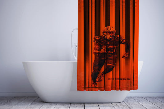 Odell Beckham Jr Best Cleveland Brown Player Shower Curtain