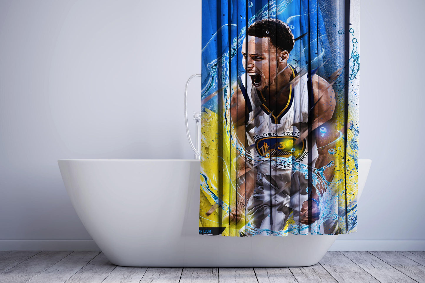 Stephen Curry Nba Shower Curtain