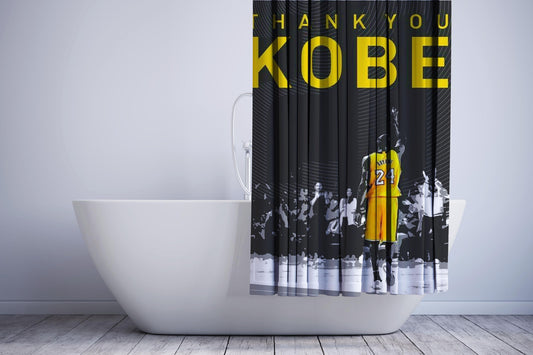 Thank You Kobe Shower Curtain