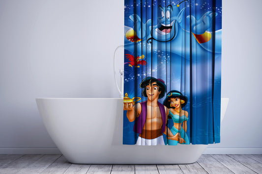 Aladdin Poster Shower Curtain