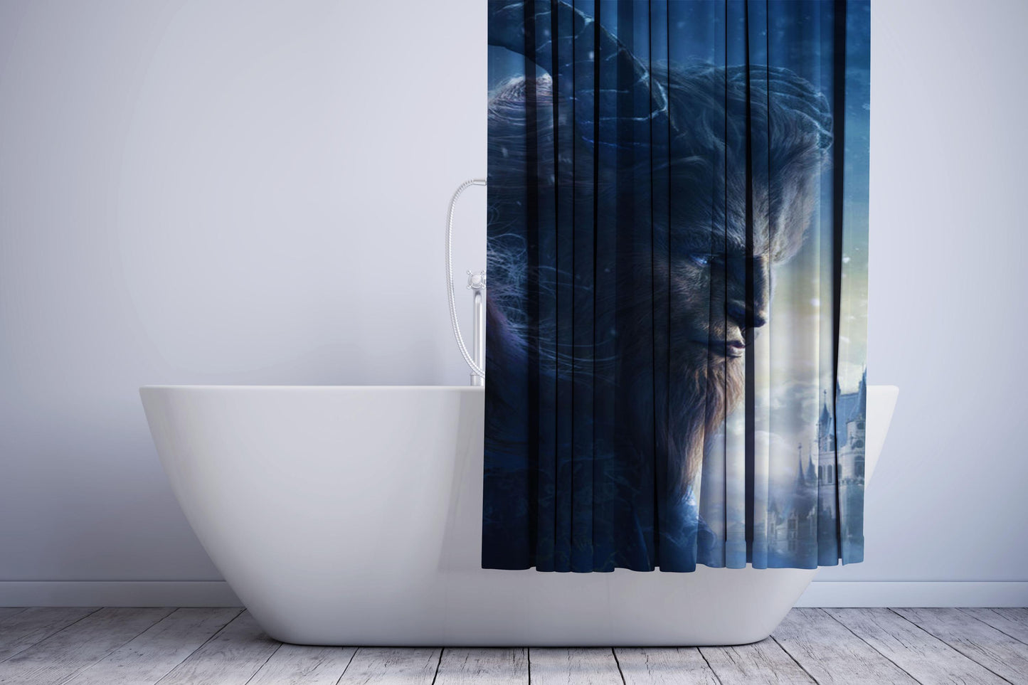 Beast Beauty And The Beast Shower Curtain