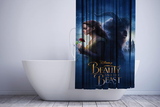 Beauty And The Beast Shower Curtain