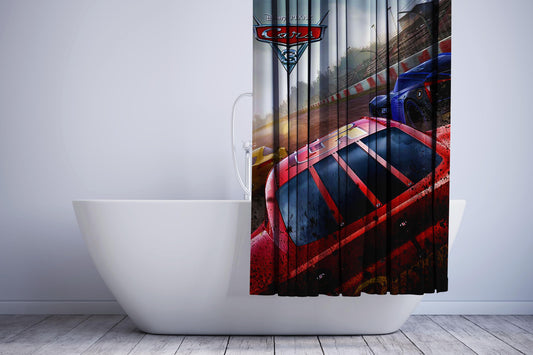 Cars 3 Course Victoire Shower Curtain