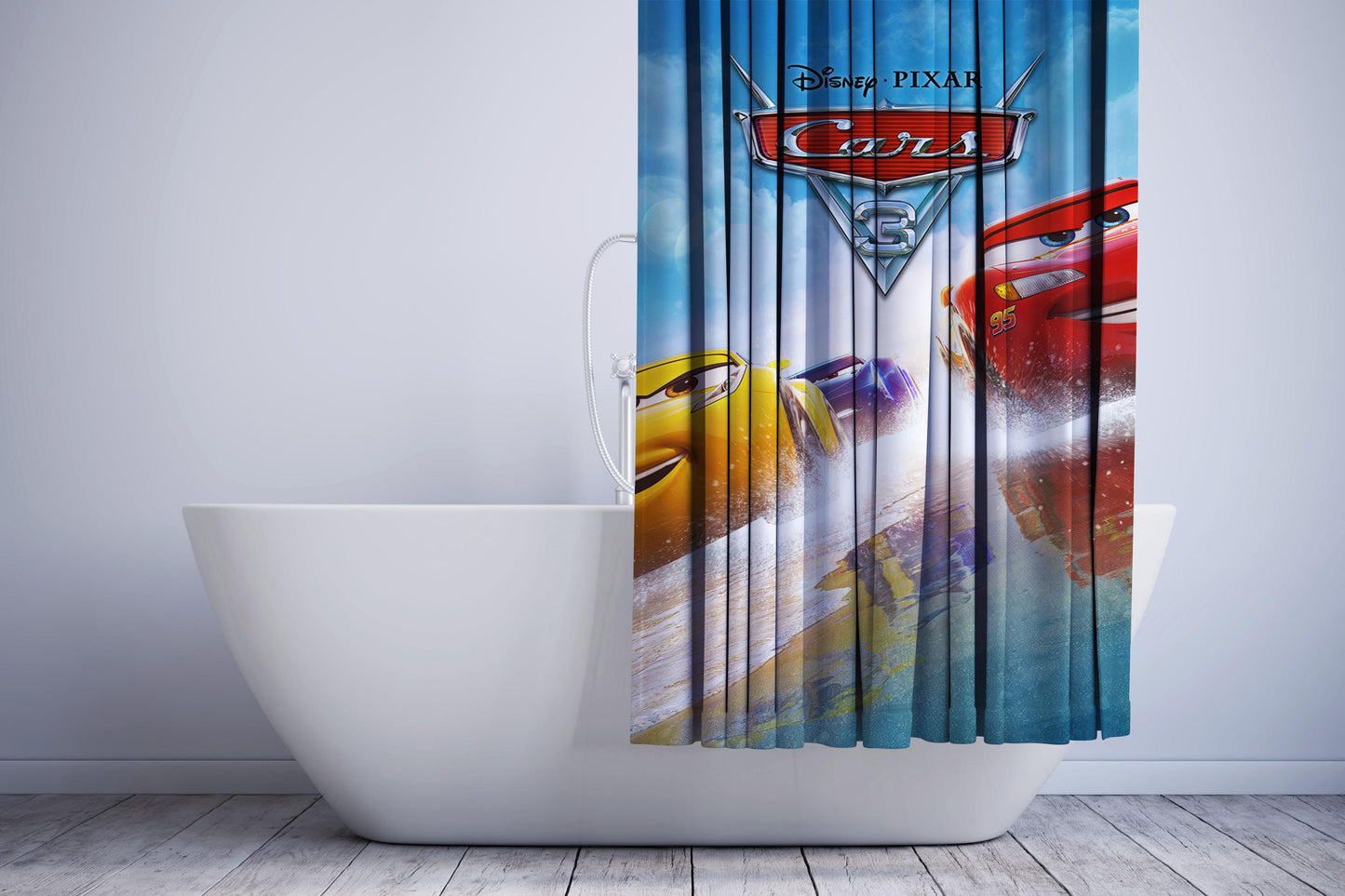 Cars 3 Shower Curtain