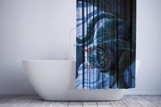 Chesire Cat Alice In Wonderland Shower Curtain