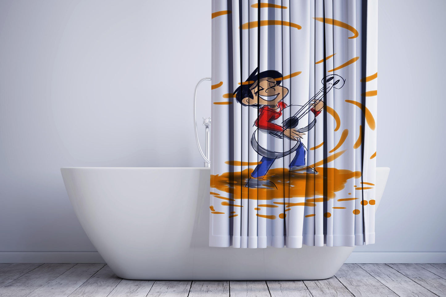 Coco Miguel Shower Curtain