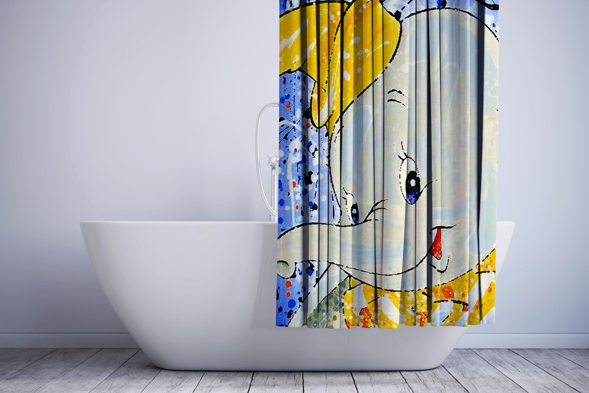 Disney Dumbo Hat Shower Curtain