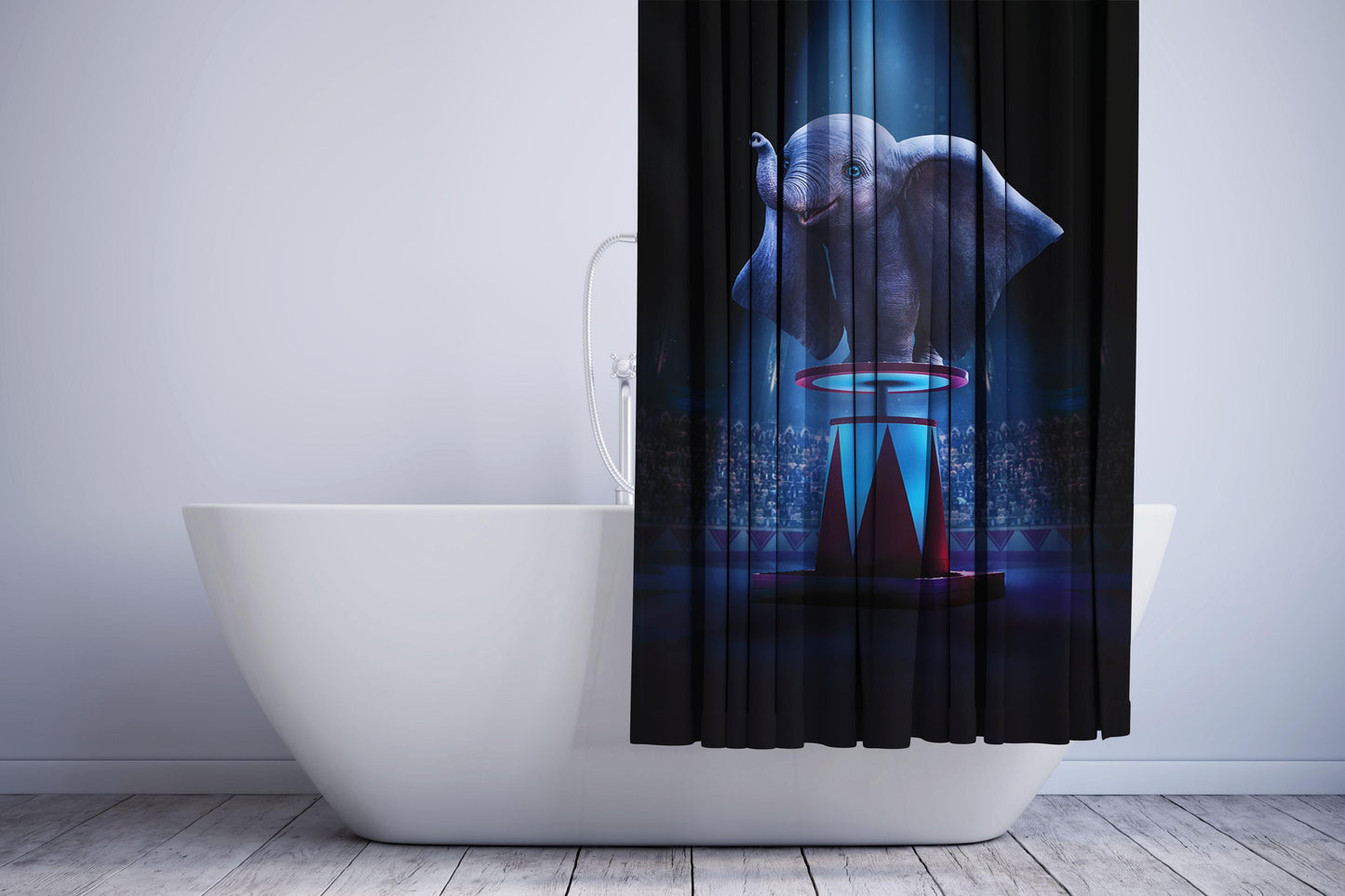 Dumbo Circus Shower Curtain