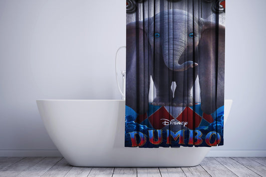 Dumbo Elephant Sadness Shower Curtain