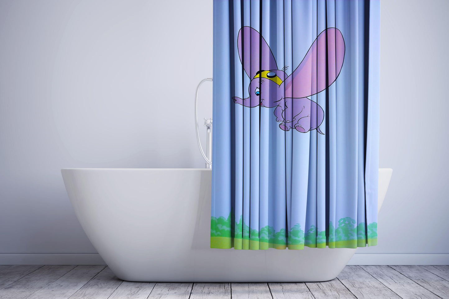 Dumbo Flying High Shower Curtain