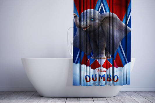 Dumbo Live Action Poster Shower Curtain