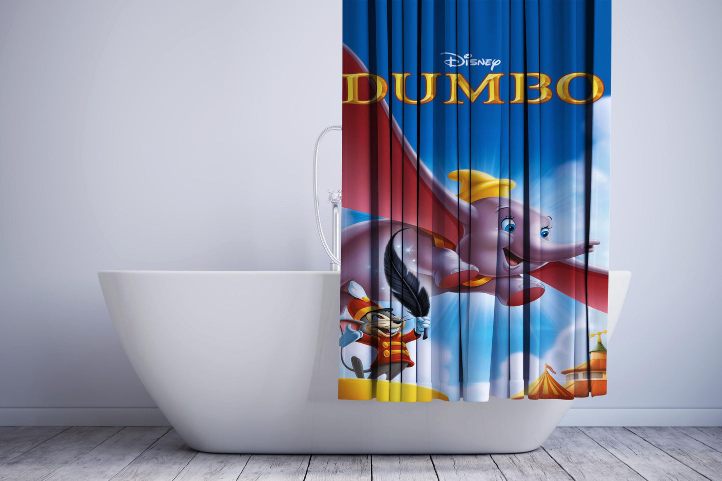 Dumbo Magic Elephant Shower Curtain