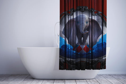 Dumbo Movie Poster Shower Curtain