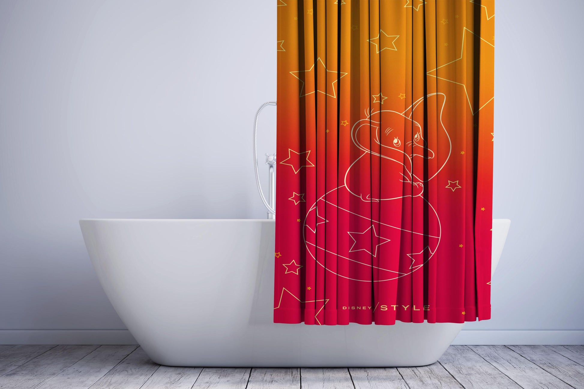 Dumbo Phone Shower Curtain