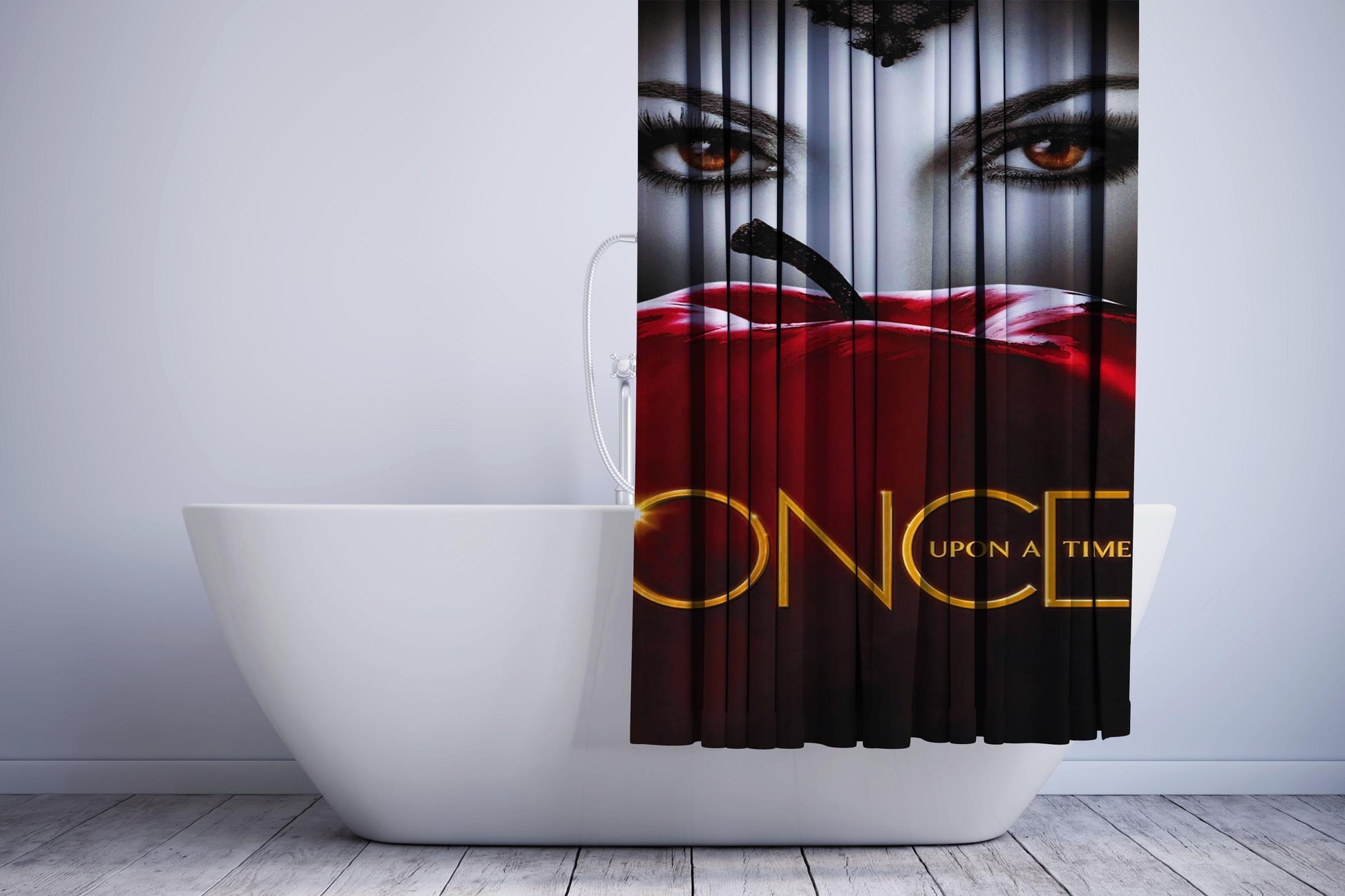 Evil Queen Snow White Once Upon A Time Shower Curtain