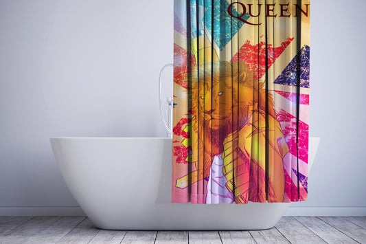 Freddie Mercury The Lion King Shower Curtain