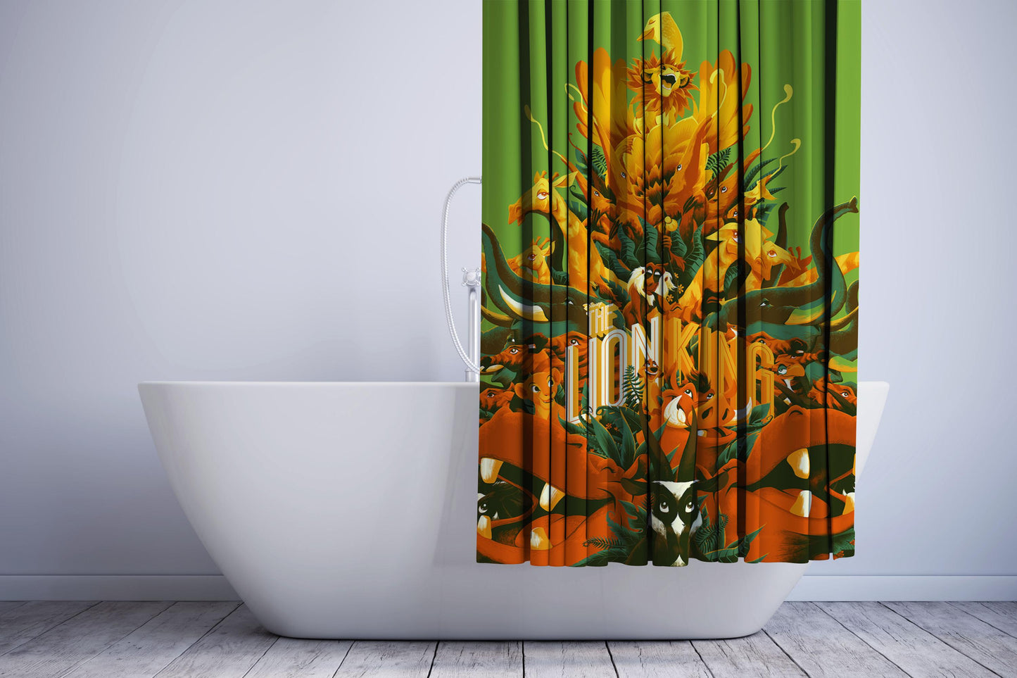 Hakuna Matata The Lion King Fan Art Movie Shower Curtain