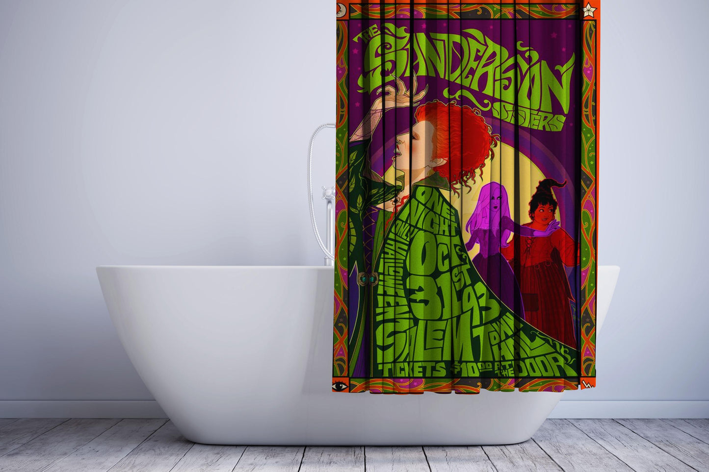 Hocus Pocus The Sanderson Sisters Shower Curtain