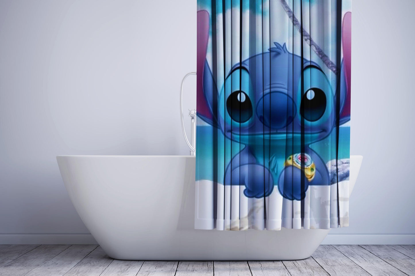 Kartun Stitcha Shower Curtain