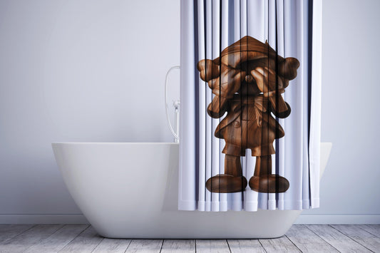 Kaws Pinocchio 2 Shower Curtain