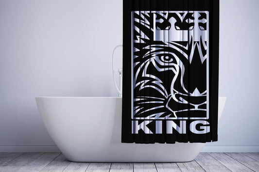 King Lion Shower Curtain