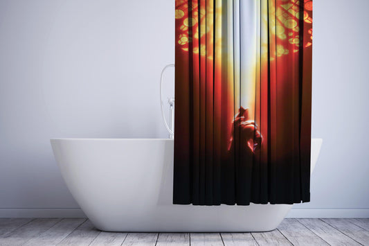 Light On Beauty And The Beast Shower Curtain