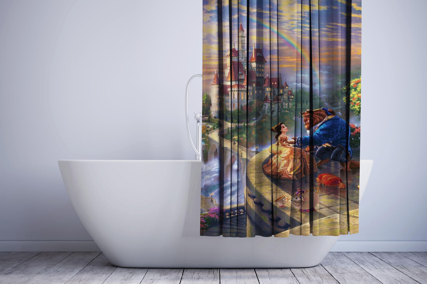 Story Beauty And The Beast Shower Curtain