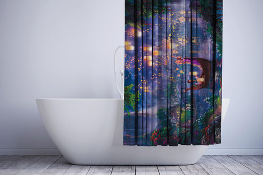 Tangled Rapunzel In Boat Shower Curtain