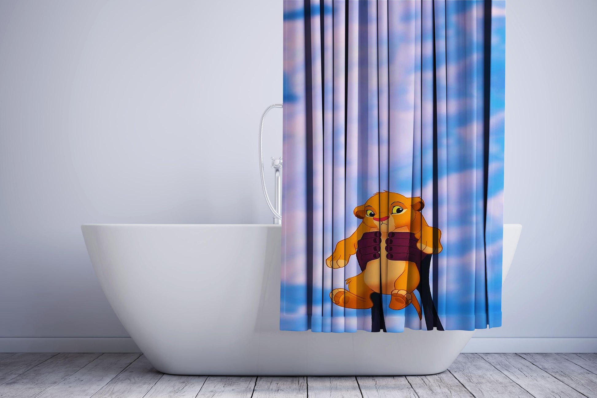 The Lion King Background Shower Curtain