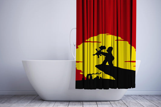 The Lion King Sunset X Ts Siluet S20 Shower Curtain